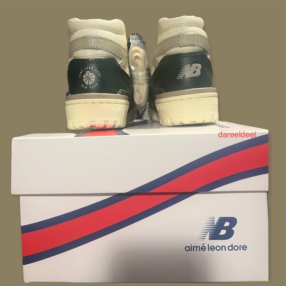 AIME LEON DORE X NEW BALANCE 650R BOTANICAL GREEN sz 12 - Picture 5 of 9